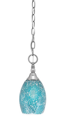 Toltec Lighting - 11-BN-5055 - One Light Mini Pendant - Chain - Brushed Nickel