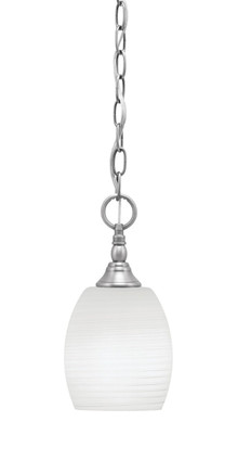 Toltec Lighting - 11-BN-615 - One Light Mini Pendant - Chain - Brushed Nickel