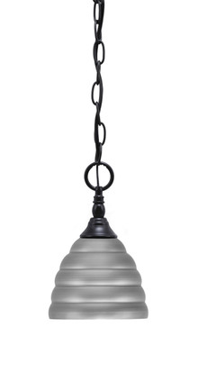 Toltec Lighting - 11-MB-425-BN - One Light Mini Pendant - Chain - Matte Black