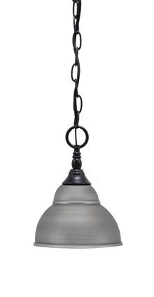 Toltec Lighting - 11-MB-427-BN - One Light Mini Pendant - Chain - Matte Black