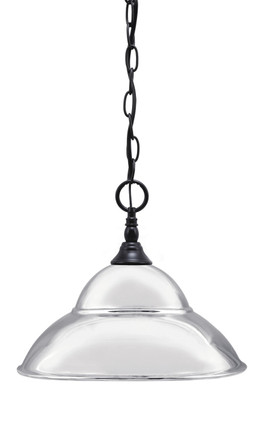 Toltec Lighting - 11-MB-428-CH - One Light Mini Pendant - Chain - Matte Black