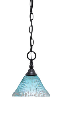 Toltec Lighting - 11-MB-458 - One Light Mini Pendant - Chain - Matte Black