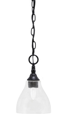 Toltec Lighting - 11-MB-4760 - One Light Mini Pendant - Chain - Matte Black