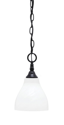 Toltec Lighting - 11-MB-4761 - One Light Mini Pendant - Chain - Matte Black