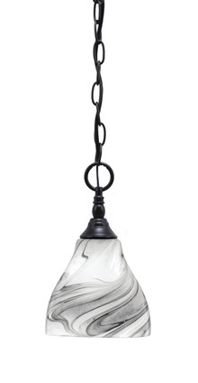 Toltec Lighting - 11-MB-4769 - One Light Mini Pendant - Chain - Matte Black