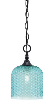 Toltec Lighting - 11-MB-4915 - One Light Mini Pendant - Chain - Matte Black