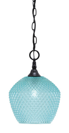 Toltec Lighting - 11-MB-4925 - One Light Mini Pendant - Chain - Matte Black