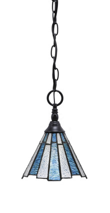 Toltec Lighting - 11-MB-9325 - One Light Mini Pendant - Chain - Matte Black