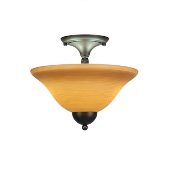 Toltec Lighting - 120-BRZ-624 - Two Light Semi-Flush Mount - Any - Bronze