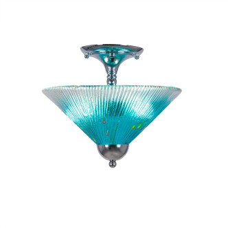Toltec Lighting - 120-CH-448 - Two Light Semi-Flush Mount - Any - Chrome