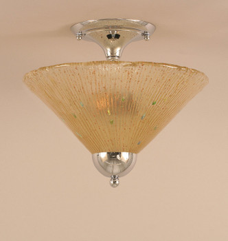 Toltec Lighting - 120-CH-700 - Two Light Semi-Flush Mount - Any - Chrome