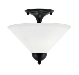 Toltec Lighting - 120-MB-316 - Two Light Semi-Flush Mount - Semi-Flushes - Matte Black