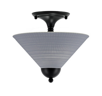 Toltec Lighting - 120-MB-4002 - Two Light Semi-Flush Mount - Semi-Flushes - Matte Black