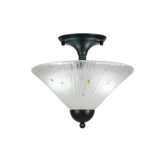 Toltec Lighting - 120-MB-701 - Two Light Semi-Flush Mount - Any - Matte Black