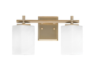 Toltec Lighting - 1212-NAB-541 - Two Light Bath Bar - Franklin - New Age Brass