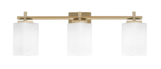 Toltec Lighting - 1213-NAB-541 - Three Light Bath Bar - Franklin - New Age Brass
