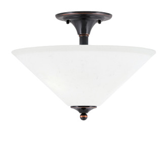 Toltec Lighting - 121-BC-318 - Two Light Semi-Flush Mount - Semi-Flushes - Black Copper