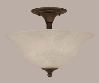 Toltec Lighting - 121-BRZ-53615 - Two Light Semi-Flush Mount - Any - Bronze