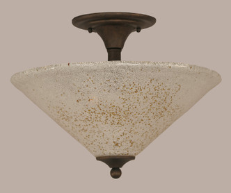 Toltec Lighting - 121-BRZ-714 - Two Light Semi-Flush Mount - Any - Bronze