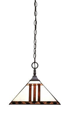 Toltec Lighting - 12-DG-958 - One Light Pendant - Any - Dark Granite