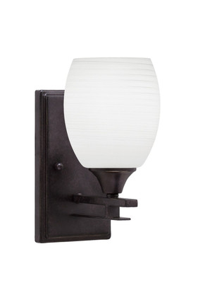 Toltec Lighting - 131-DG-615 - One Light Wall Sconce - Uptowne - Dark Granite