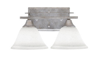 Toltec Lighting - 132-AS-311 - Two Light Bath Bar - Uptowne - Aged Silver