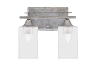 Toltec Lighting - 132-AS-530 - Two Light Bath Bar - Uptowne - Aged Silver