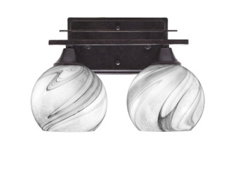 Toltec Lighting - 132-DG-4109 - Two Light Bath Bar - Uptowne - Dark Granite