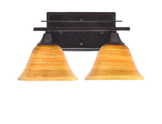 Toltec Lighting - 132-DG-454 - Two Light Bath Bar - Uptowne - Dark Granite