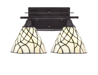 Toltec Lighting - 132-DG-9115 - Two Light Bath Bar - Uptowne - Dark Granite