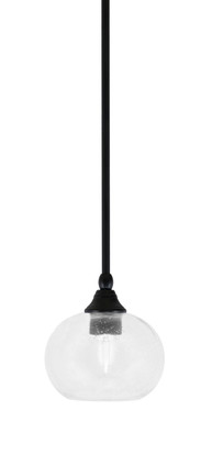 Toltec Lighting - 23-MB-202 - One Light Mini Pendant - Stem - Matte Black