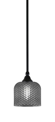 Toltec Lighting - 23-MB-4612 - One Light Mini Pendant - Stem - Matte Black