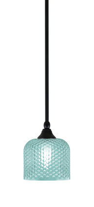 Toltec Lighting - 23-MB-4615 - One Light Mini Pendant - Stem - Matte Black