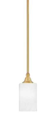 Toltec Lighting - 23-NAB-3001 - One Light Mini Pendant - Stem - New Age Brass