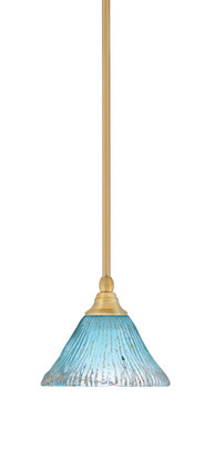 Toltec Lighting - 23-NAB-458 - One Light Mini Pendant - Stem - New Age Brass