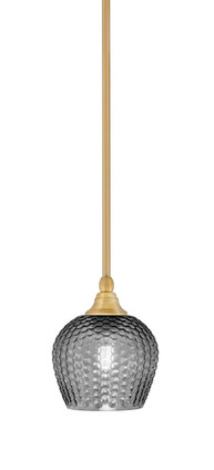 Toltec Lighting - 23-NAB-4602 - One Light Mini Pendant - Stem - New Age Brass