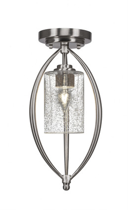 Toltec Lighting - 2417-BN-300 - One Light Semi-Flush Mount - Marquise - Brushed Nickel