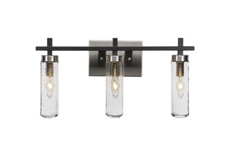 Toltec Lighting - 2513-MBBN-600 - Three Light Bath Bar - Salinda - Matte Black & Brushed Nickel