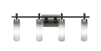 Toltec Lighting - 2514-MBBN-601 - Four Light Bath Bar - Salinda - Matte Black & Brushed Nickel