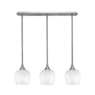 Toltec Lighting - 25-BN-4811 - Three Light Linear Pendalier - Any - Brushed Nickel