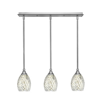 Toltec Lighting - 25-BN-5054 - Three Light Linear Pendalier - Any - Brushed Nickel