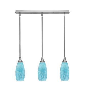 Toltec Lighting - 25-BN-5065 - Three Light Linear Pendalier - Any - Brushed Nickel