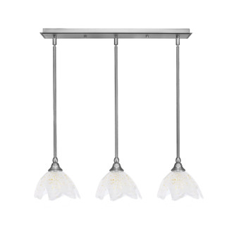 Toltec Lighting - 25-BN-755 - Three Light Linear Pendalier - Any - Brushed Nickel