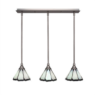 Toltec Lighting - 25-BN-9125 - Three Light Linear Pendalier - Any - Brushed Nickel