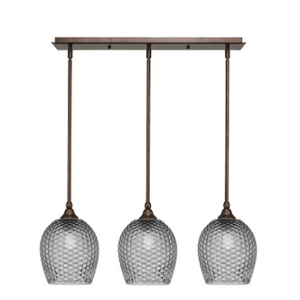 Toltec Lighting - 25-BRZ-4902 - Three Light Linear Pendalier - Stem - Bronze