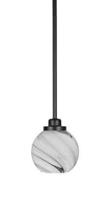 Toltec Lighting - 2601-MB-4109 - One Light Mini Pendant - Odyssey - Matte Black