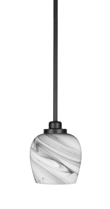 Toltec Lighting - 2601-MB-4819 - One Light Mini Pendant - Odyssey - Matte Black