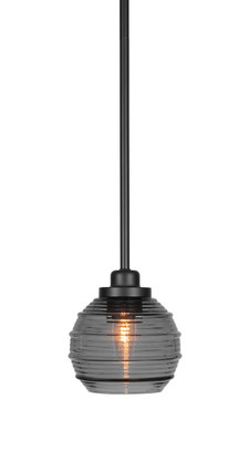 Toltec Lighting - 2601-MB-5112 - One Light Mini Pendant - Odyssey - Matte Black