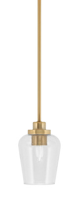 Toltec Lighting - 2601-NAB-210 - One Light Mini Pendant - Odyssey - New Age Brass