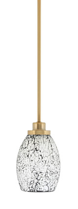 Toltec Lighting - 2601-NAB-4165 - One Light Mini Pendant - Odyssey - New Age Brass